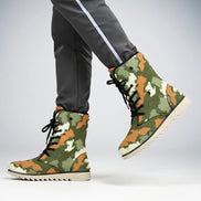 All-Over Print Men's Plush Boots by Aesthetic Rebellion