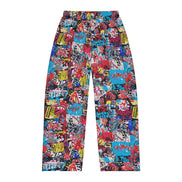 Graffiti Collage Pajama Pants | Street Art All-Over Print Lounge Pants
