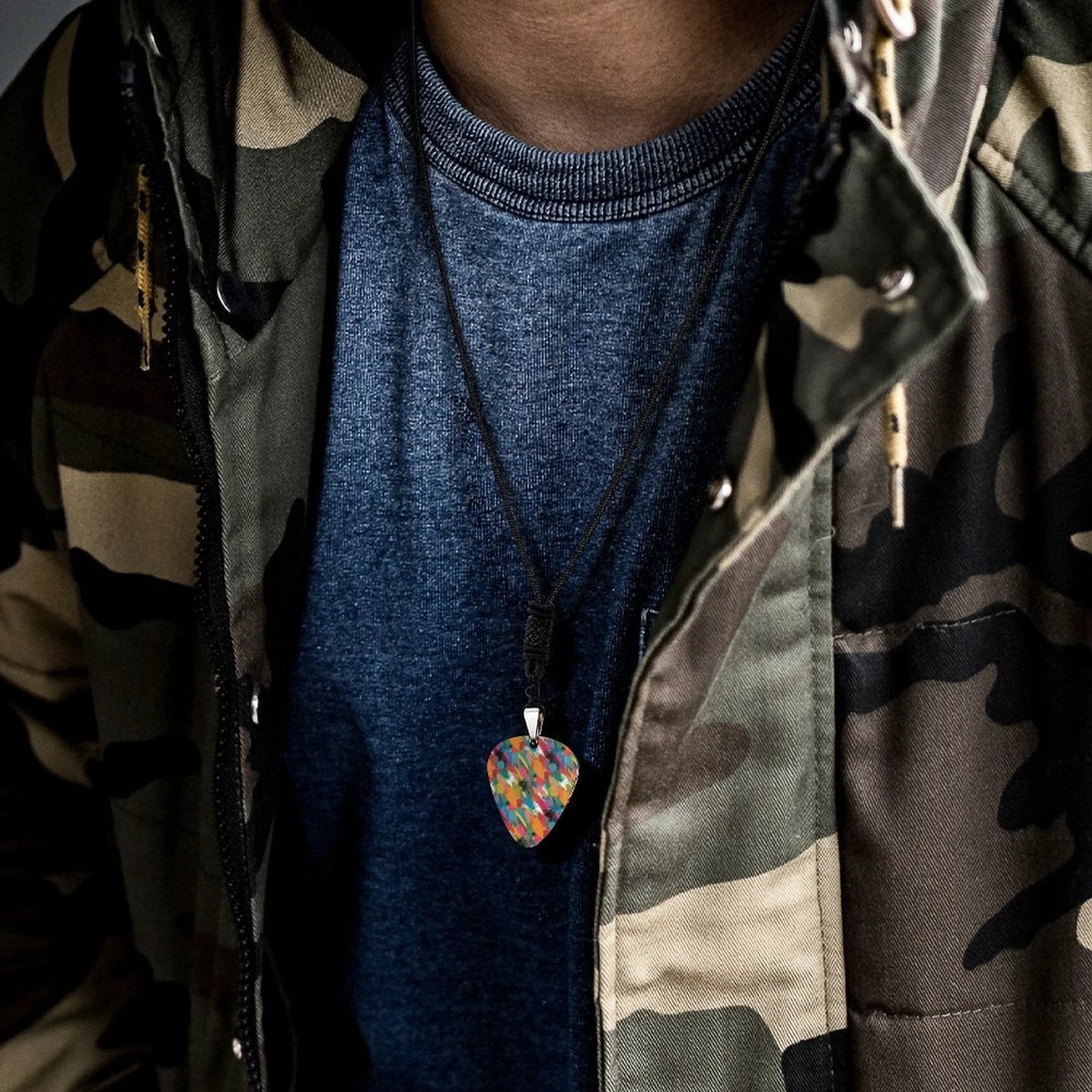 Trendy Guitar Pick Necklace by SALE_DESIGN-Personal Design