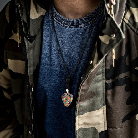 Trendy Guitar Pick Necklace by SALE_DESIGN-Personal Design