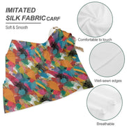 Square Printed Scarves with Skin-friendly Imitated Silk by SALE_DESIGN-Personal Design