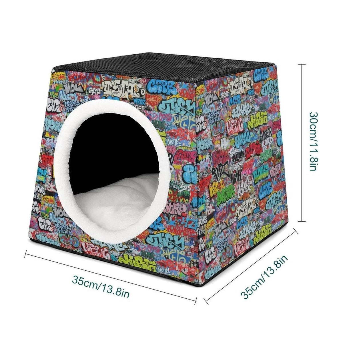 Retro-Futurist Space Capsule Pet Bed - Waterproof Mid-Century Modern Cat House & Designer Puppy Lounge by Aesthetic Rebellion