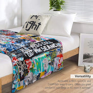 280gsm Flannel Throw Blanket for Bedroom-30