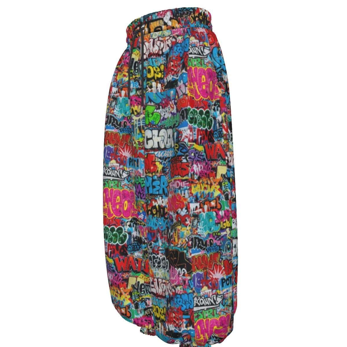 All-Over Print Unisex Lantern Pants by Aesthetic Rebellion