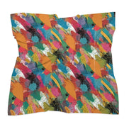 Square Printed Scarves with Skin-friendly Imitated Silk by SALE_DESIGN-Personal Design