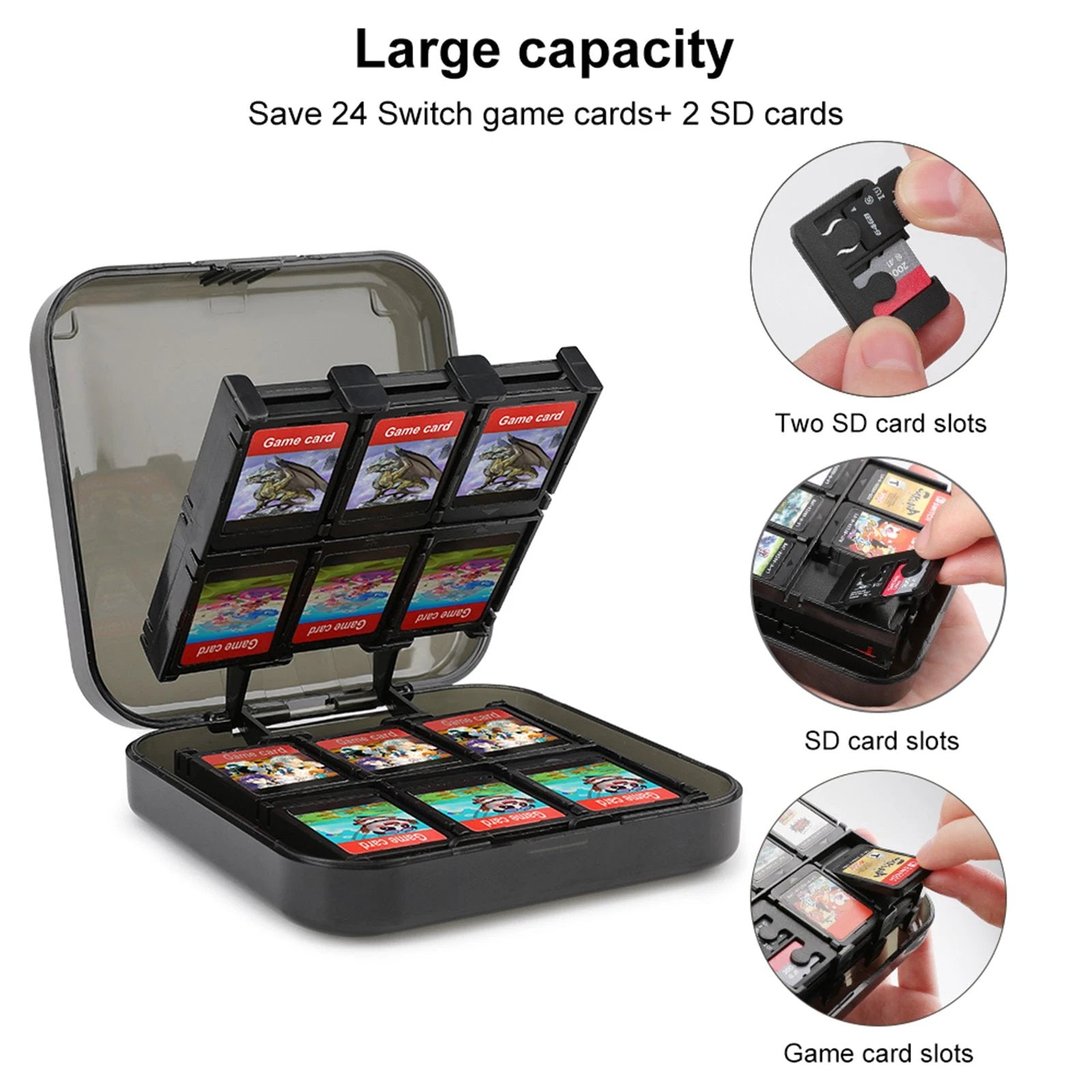 24-Slot Game Card Case for Nintendo Switch Lite by SALE_DESIGN-Personal Design