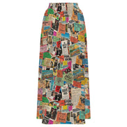 High-Waist Midi Dress for Art-Opening Self-Expressers — Bold AOP 180gsm Milk Fiber, Flattering Flared Hem, Gallery Rooftop Festival Statement, Zero-Boring-Panels Women's
