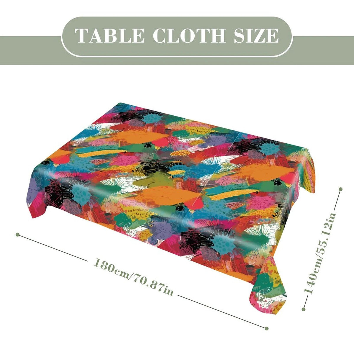 Rectangular Tablecloth(One-sided Printing) by SALE_DESIGN-Personal Design