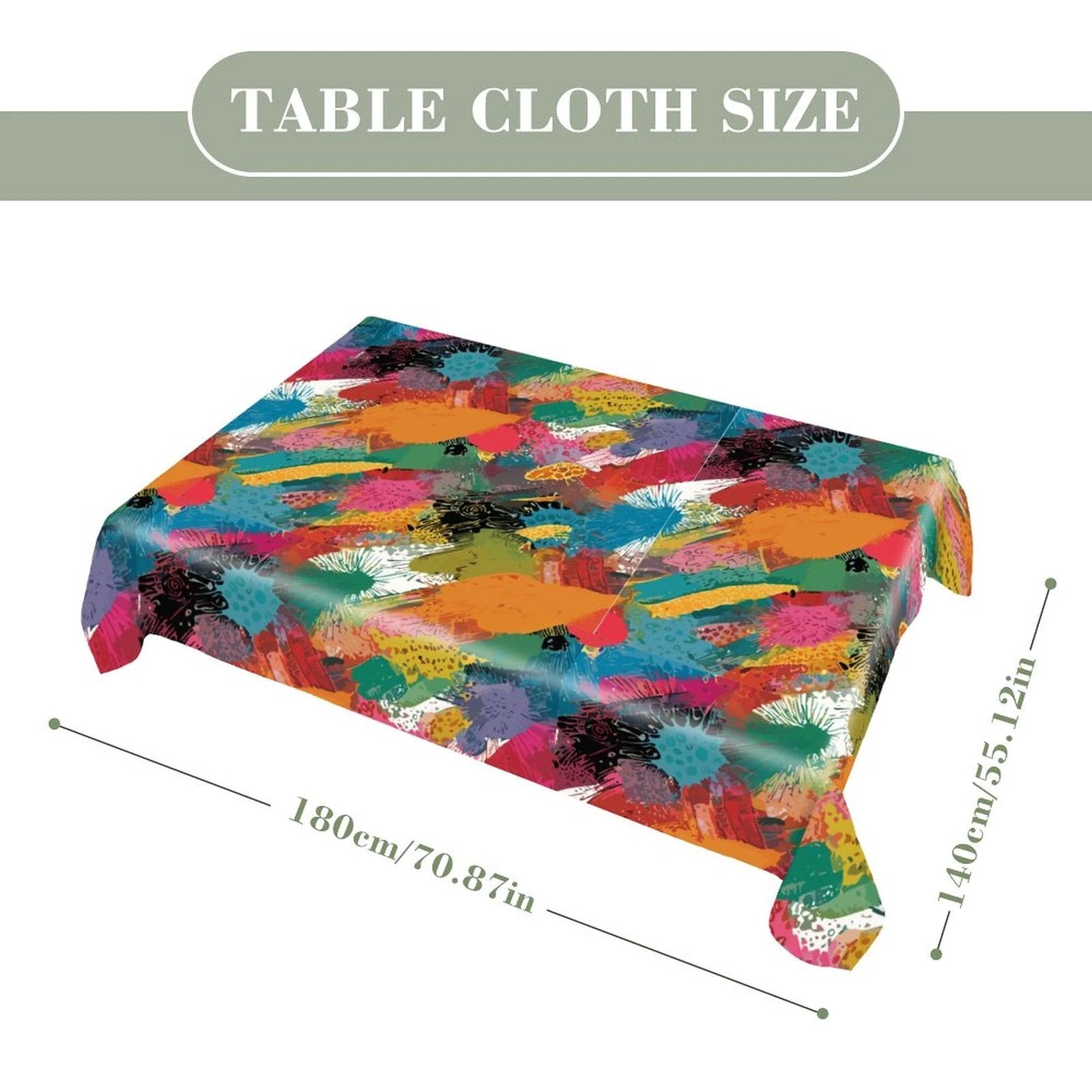 Rectangular Tablecloth(One-sided Printing) by SALE_DESIGN-Personal Design
