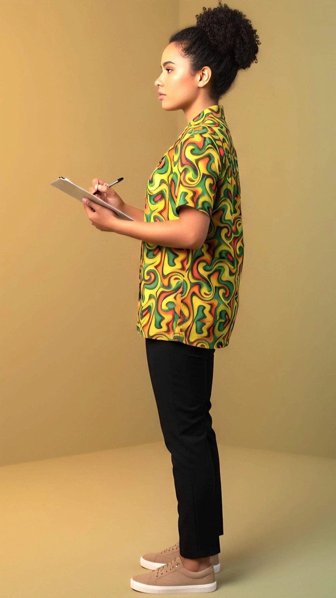 Retro Boundless Swirl Hawaiian Shirt - 70s Psychedelic Aesthetic Summer Top for Modern Creatives by Aesthetic Rebellion