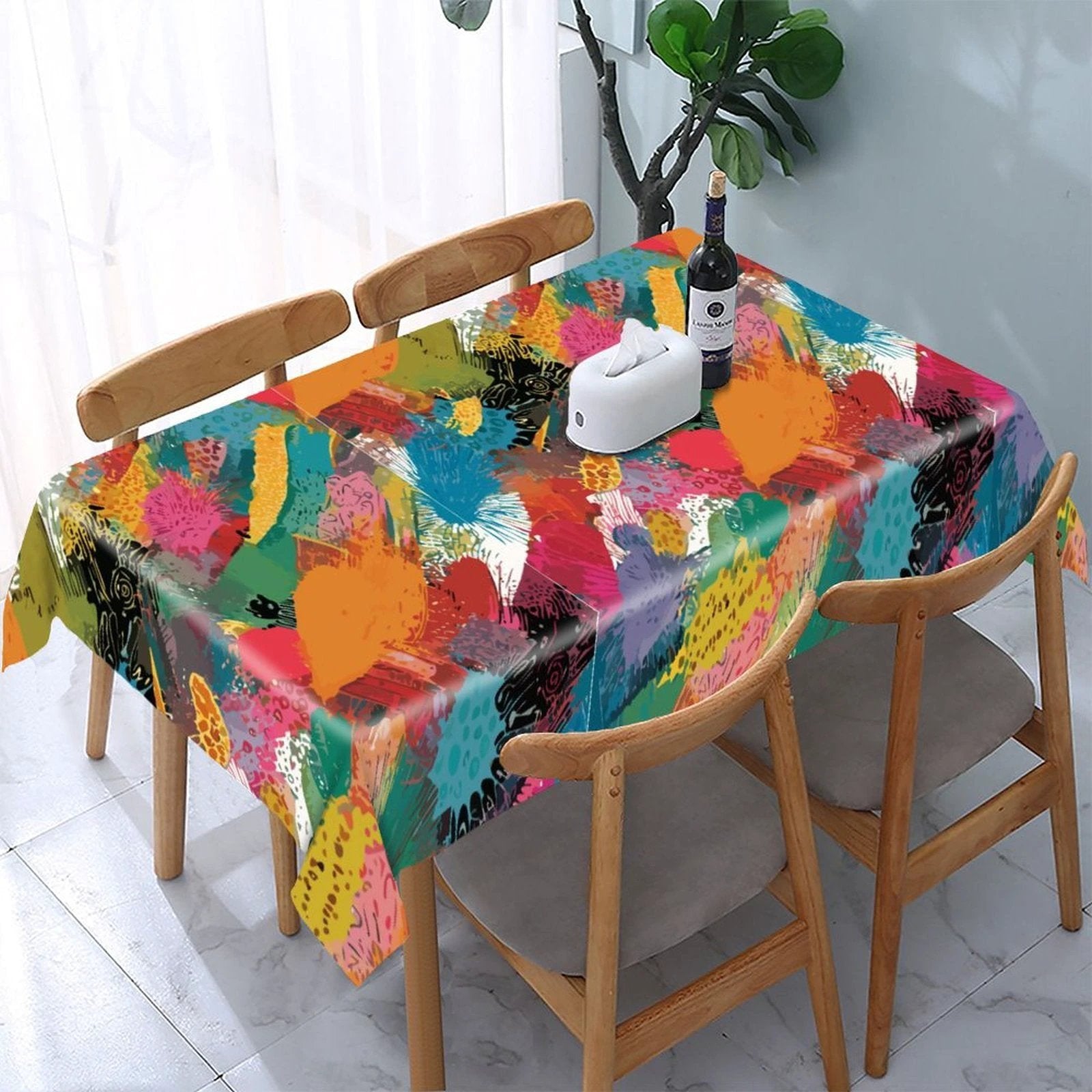 Rectangular Tablecloth(One-sided Printing) by SALE_DESIGN-Personal Design