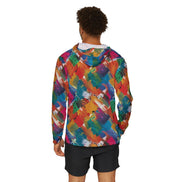 Color Splash Warmup Hoodie for Outdoor Maximalists — UPF+50 AOP Moisture-Wicking, Lightweight Festival Training Layer, Assembled in USA, Streetwear-to-Sport Statement