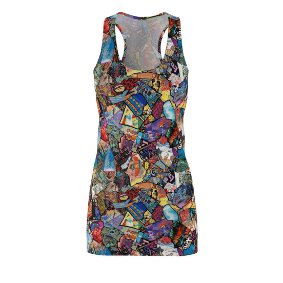 Women's Cut & Sew Racerback Dress (AOP)