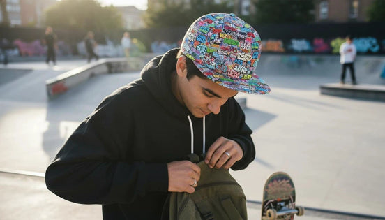 Graffiti Art Snapback Hat | Urban Streetwear All Over Print Cap by Aesthetic Rebellion