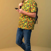Retro Boundless Swirl Hawaiian Shirt - 70s Psychedelic Aesthetic Summer Top for Modern Creatives by Aesthetic Rebellion