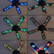 Kinetic Insect Ceiling Fan Decals | Cyberpunk Steampunk Art by Aesthetic Rebellion