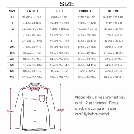Faux Linen Men Long Sleeve Shirt with Pocket(All-Over Printing) by SALE_DESIGN-Personal Design