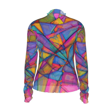 Transcendent Goddess Breathable Mesh T-Shirt - Vibrant Ethereal All-Over Print Summer Top by Aesthetic Rebellion