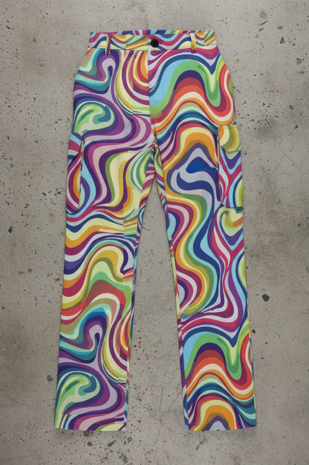 Loud Festival Cargo Pants for Ravers — Maximalist Streetwear Bottoms, Burning Man Camp Wear | Aesthetic Rebellion
