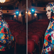 Seven Tails Moon Nature's Collage AOP Hoodie – Vibrant Patchwork Streetwear