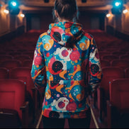 Seven Tails Moon Nature's Collage AOP Hoodie – Vibrant Patchwork Streetwear
