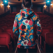 Seven Tails Moon Nature's Collage AOP Hoodie – Vibrant Patchwork Streetwear