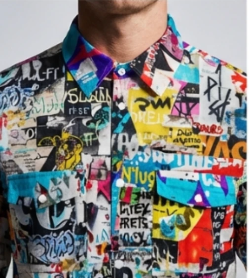 Maximalist Graffiti Art Men’s Bomber Jacket - Bold All-Over Print Streetwear, Warm Fleece-Lined Winter Coat by SALE_DESIGN-Personal Design