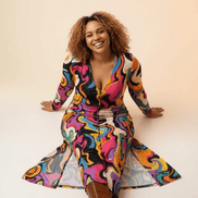 Painted Earth Long Cardigan — Artistic Print Button-Down Duster