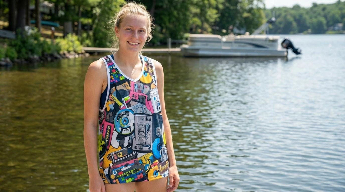 Neon 90s Vaporwave Cassette Maximalist Art Jersey - Aesthetic Rebellion