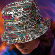 Aesthetic Rebellion AOP Word Cloud Reversible Bucket Hat | Unisex - Aesthetic Rebellion