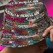 Aesthetic Rebellion AOP Word Cloud Reversible Bucket Hat | Unisex - Aesthetic Rebellion