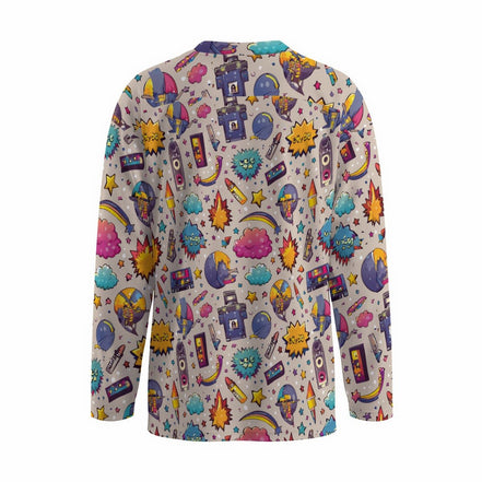 All - Over Print Men's Small Collar Hockey Jersey - Aesthetic Rebellion