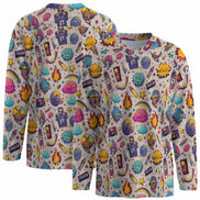 All - Over Print Men's Small Collar Hockey Jersey - Aesthetic Rebellion