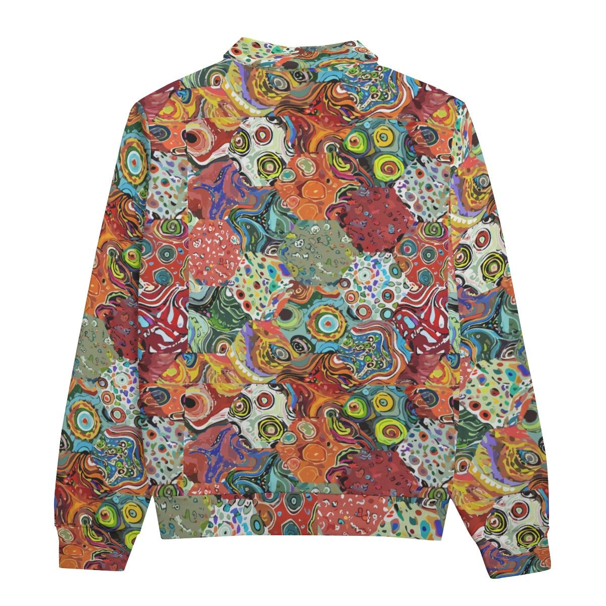 All - Over Print Unisex Lapel Sweatshirt | 310GSM Cotton - Aesthetic Rebellion