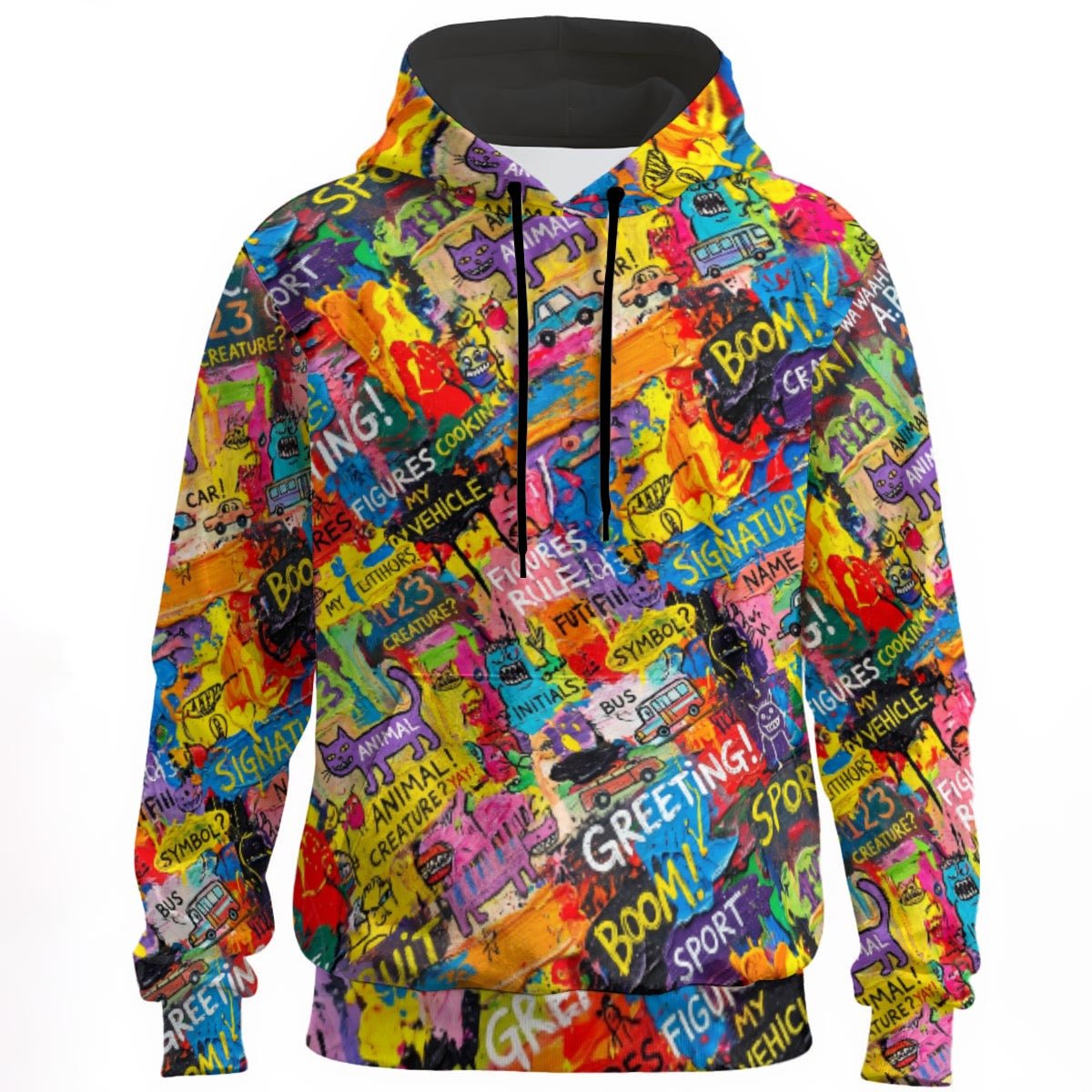 All - Over Print Unisex Pullover Hoodie | 310GSM Cotton - Aesthetic Rebellion