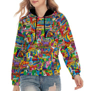 All - Over Print Unisex Pullover Hoodie | 310GSM Cotton - Aesthetic Rebellion