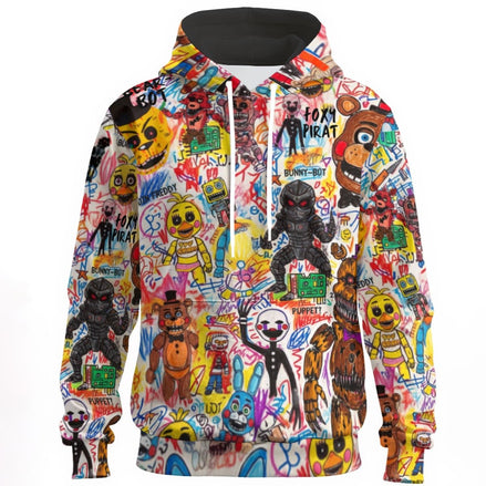All-Over Print Unisex Pullover Hoodie | 310GSM Cotton - Aesthetic Rebellion