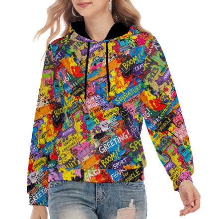 All - Over Print Unisex Pullover Hoodie | 310GSM Cotton - Aesthetic Rebellion