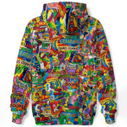 All - Over Print Unisex Pullover Hoodie | 310GSM Cotton - Aesthetic Rebellion