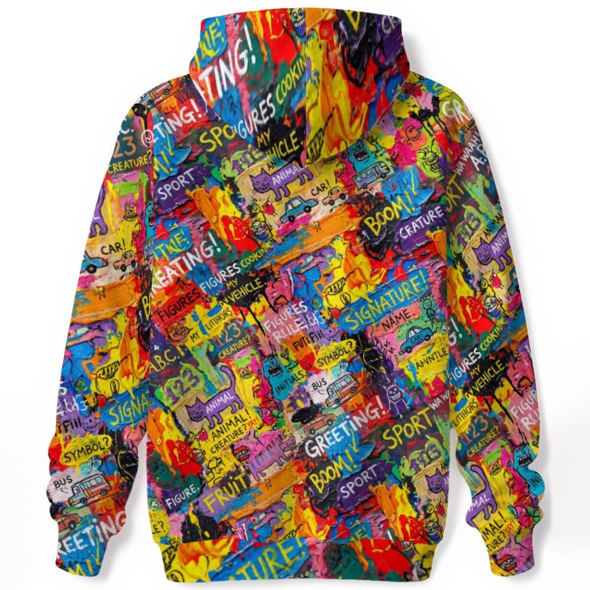 All - Over Print Unisex Pullover Hoodie | 310GSM Cotton - Aesthetic Rebellion