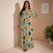 All - Over Print Women’s Maxi Dress|Plus Size - Aesthetic Rebellion