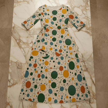 All - Over Print Women’s Maxi Dress|Plus Size - Aesthetic Rebellion