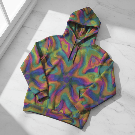 All - Over Print Women's Pullover Hoodie - Aesthetic Rebellion