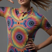 All-Over Print Men's Henley Shirt by Aesthetic Rebellion