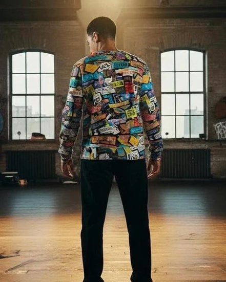 Abstract All Over Print Sweatshirt – Heavyweight Cotton Crewneck by Aesthetic Rebellion