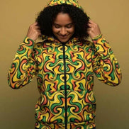 Unisex Heavyweight Zip Hoodie - Vibrant Artist Edition Winter Fleece for Bold Street Style by Aesthetic Rebellion