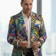 Artist Edition Maximalist Blazer - Structured Cotton Workwear Jacket for Creative Directors & Statement Style by Aesthetic Rebellion