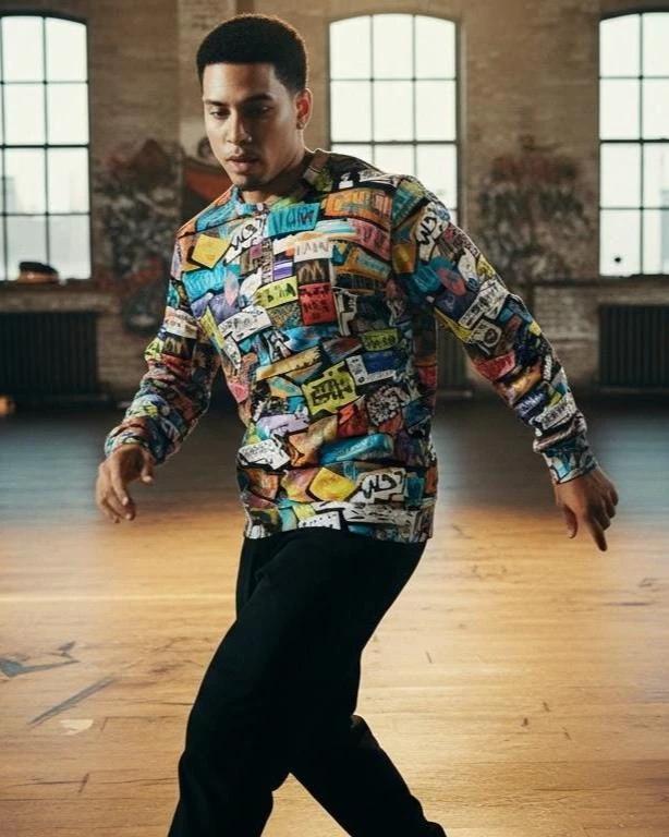 Abstract All Over Print Sweatshirt – Heavyweight Cotton Crewneck by Aesthetic Rebellion