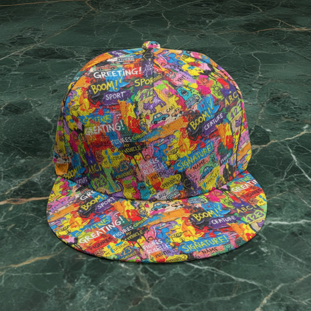 Baseball Cap With Flat Brim - Aesthetic Rebellion