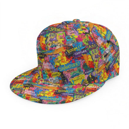 Baseball Cap With Flat Brim - Aesthetic Rebellion